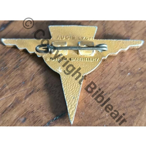 ADMIN  NH E.C.A NANTES AUGIS ST BARTH 2Griffes  Dos granuleux Alu Peint Src.Y.GENTY 48Eur(x6) 